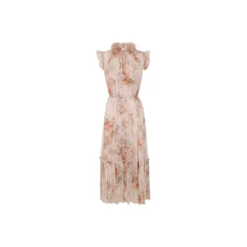 Zimmermann Illustration Flutter Dress
