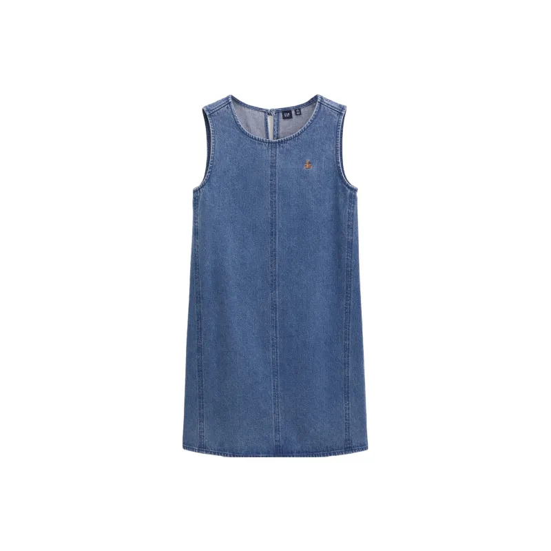 GAP Sleeveless Dress Women's Dark Blue-0