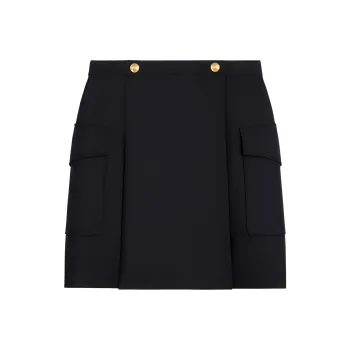 CELINE FW22 Casual Short Skirts Women's Black