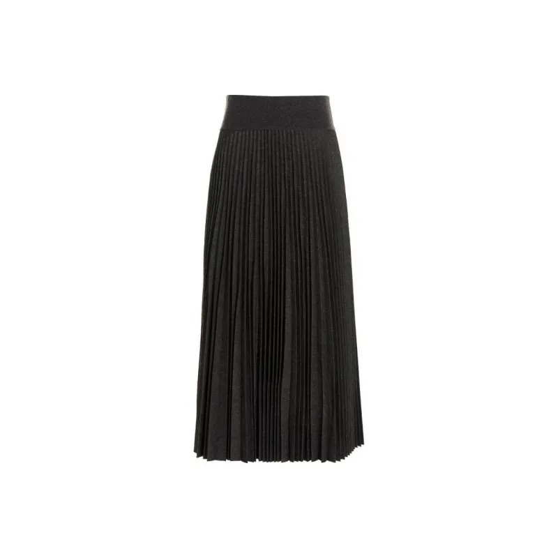 THEORY Casual Long Skirts Women's Black-0