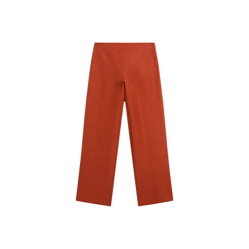 Massimo Dutti Suit Trouser Women's Orange Red-0