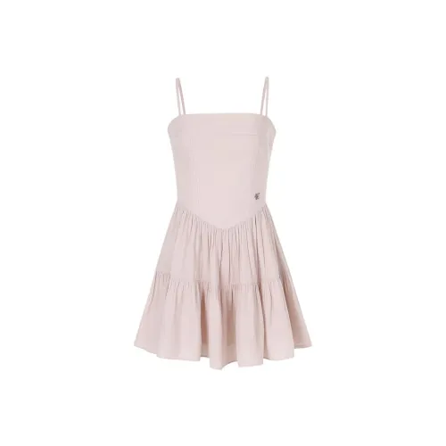 NOT YOUR ROSE SS25 Ruby Dress Pink Slip Dress Women's Pink/Pink