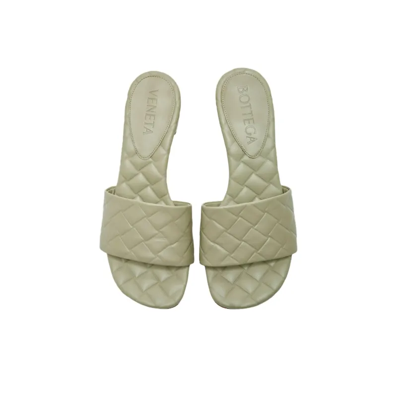 Bottega Veneta Amy Slide Slippers 4.5cm Women's Light Green-4