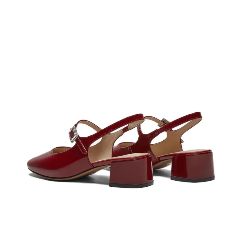 BATA Chunky Heel High Heels Women's-3