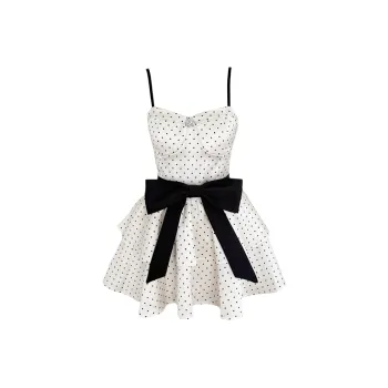 Udon House Slip Dress Women's Polka Dot