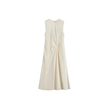 THEORY Sleeveless Dress Women's Ecru
