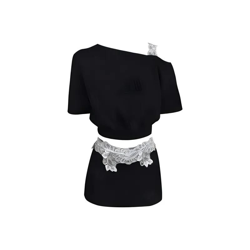 DOSOHEB Two Piece Skirt Sets Women's-5