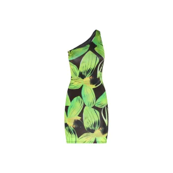 Louisa Ballou Heatwave Plunge Stretched Mini Dress