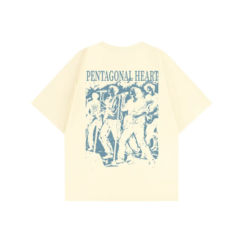 PENTAGONAL HEART T Shirt Unisex-10