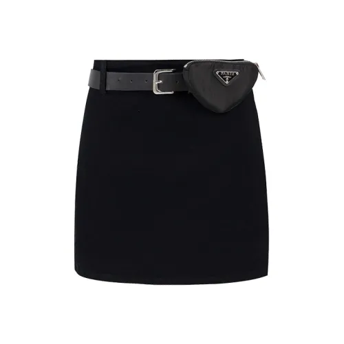 Ladiesfirst Denim Short Skirts Women's Black