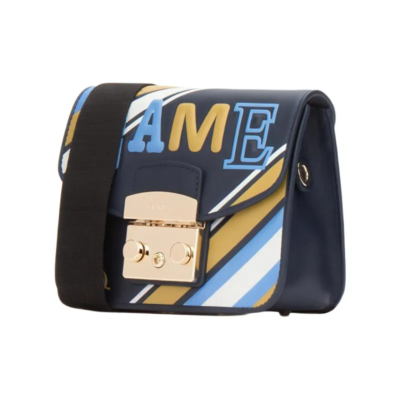 Furla Metropolis Collection Polyester Shoulder Bag Crossbody Bag Mini Women's Multicolor-1