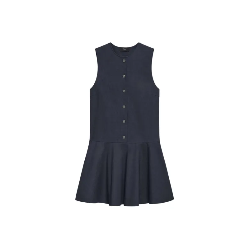 THEORY Sleeveless Mini Dress-0