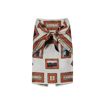 Burberry SS22 Skirt Women's Light Gray