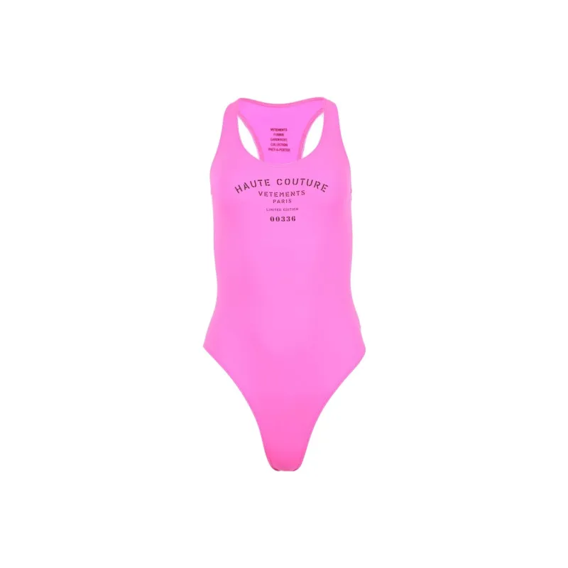 Vetements One-piece Swimsuit Women's Pink-0