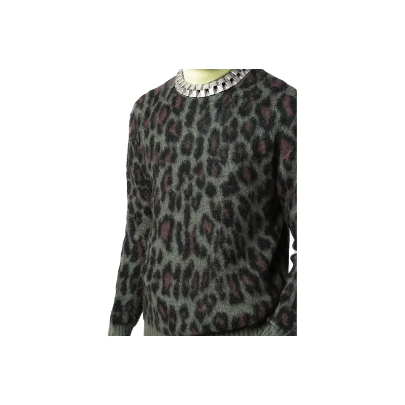 MSGM Sweaters Men Green-4
