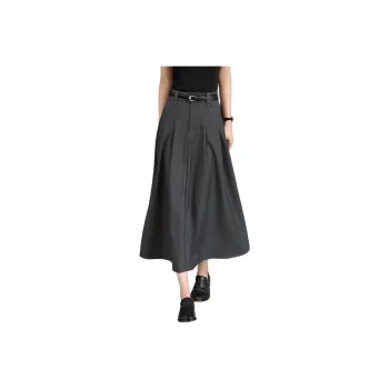 XWI Casual Long Skirts Women's Heather Gray