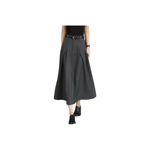 XWI Casual Long Skirt Women's Heather Gray