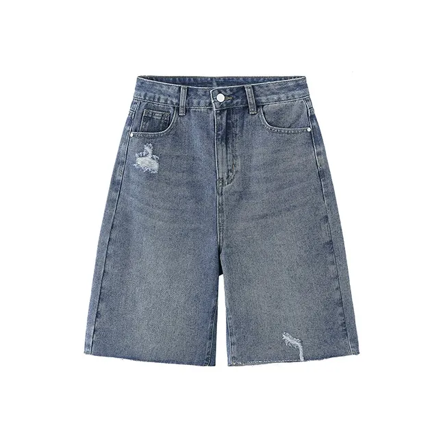 Cubic Denim Shorts Women's-0