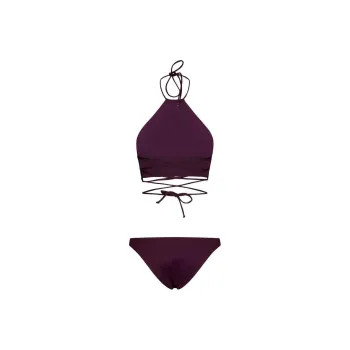 The Attico Halterneck Strap Two-Piece Bikini Set
