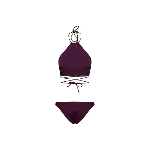 The Attico Halterneck Strap Two-Piece Bikini Set