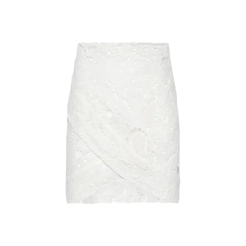 Farm Rio Broderie anglaise Mini Skirt-0