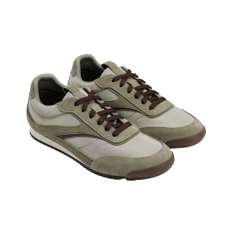 URBAN REVIVO Low Top Casual Shoes Men's Green-1