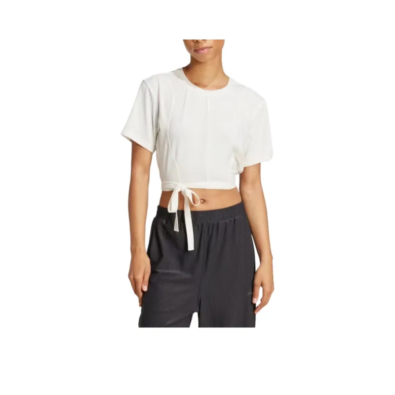 Adidas Women's Yoga T Shirt Chalk White-0
