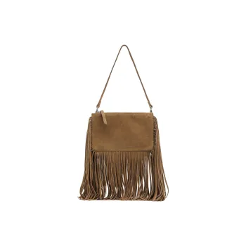 ZARA Cow Leather Crossbody Bag, Shoulder Bag Mini Women's Brown