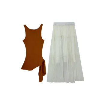 GORGEOUSIDEA Two Piece Skirt Sets Women's