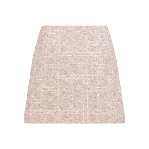 DIOR Casual Short Skirts Women's Pink