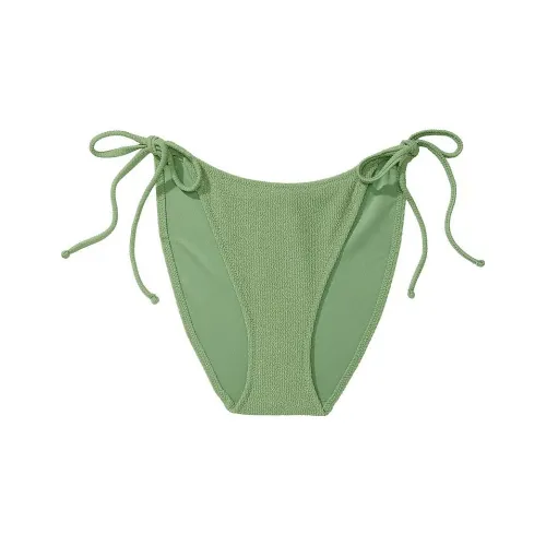 Victoria's Secret PINK STRING BIKINI BOTTOM / Wild Grass Green Swimming Shorts Women's Wild Grass Green