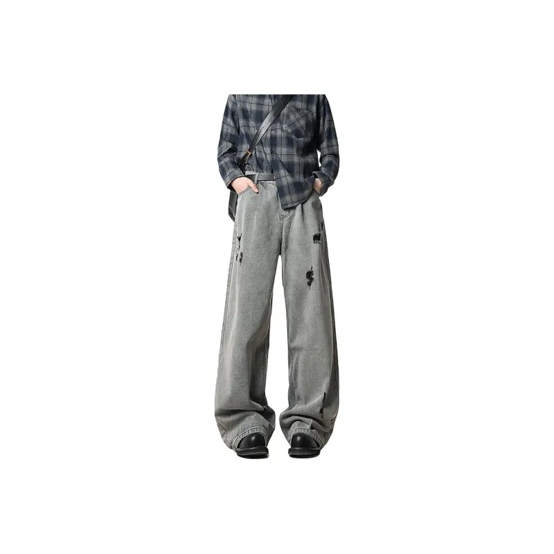 Lulifama Jeans Unisex Gray-0