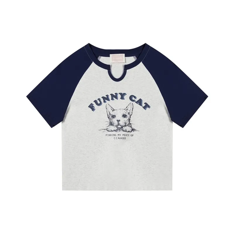 CCAABB Raglan Sleeve T Shirt Women's-7