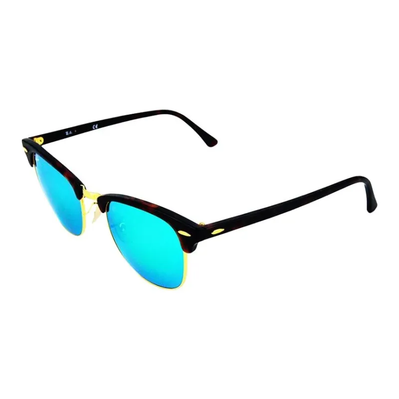 RayBan Plate Frame Browline Sunglasses Unisex Tortoiseshell-0