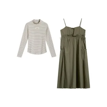 ZIHAN Skirt Set Women's Pasture Green