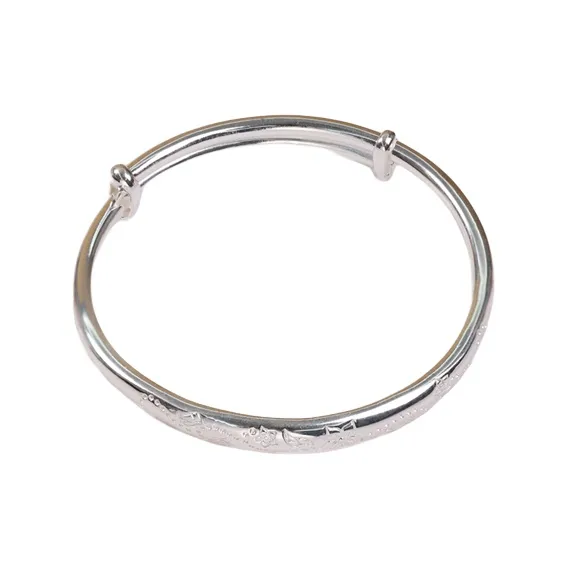 KING TAI SANG 999 Fine Silver Bangles Women's-0