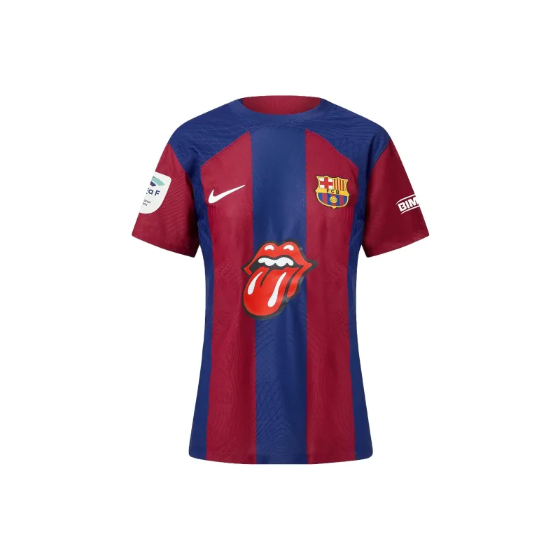 Fc Barcelona X Karol G Women's Home 23/24 Players Edition Jersey Blue/Scarlet-0