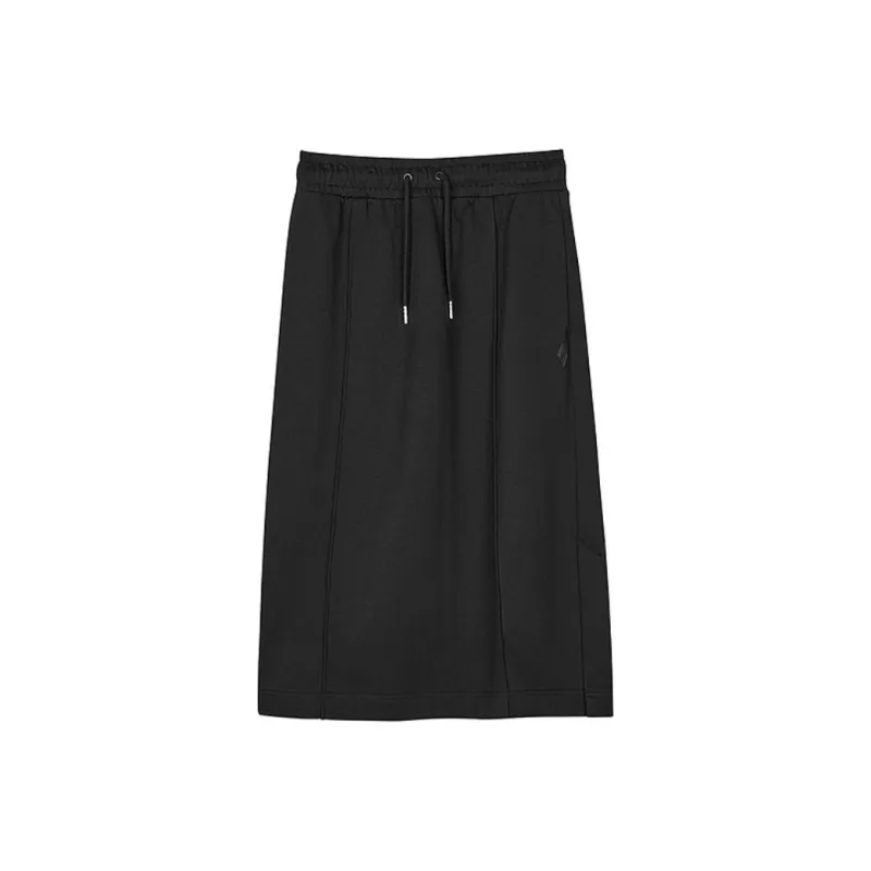 Skechers Yazhuan Series Casual Short Skirts Women's Carbon Black-0