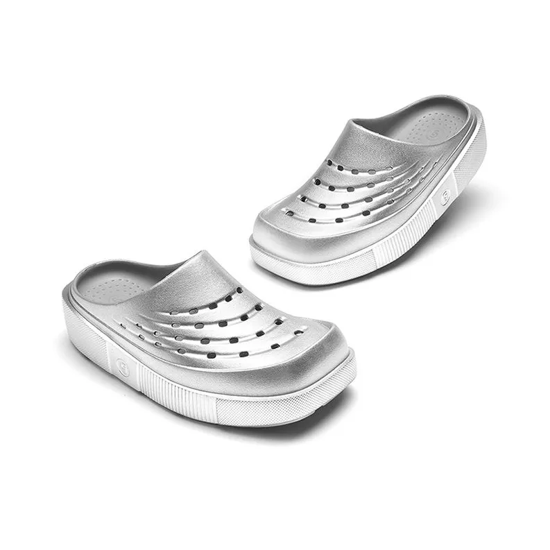 GONGJI Strange Nebula Clogs Unisex Silver-1