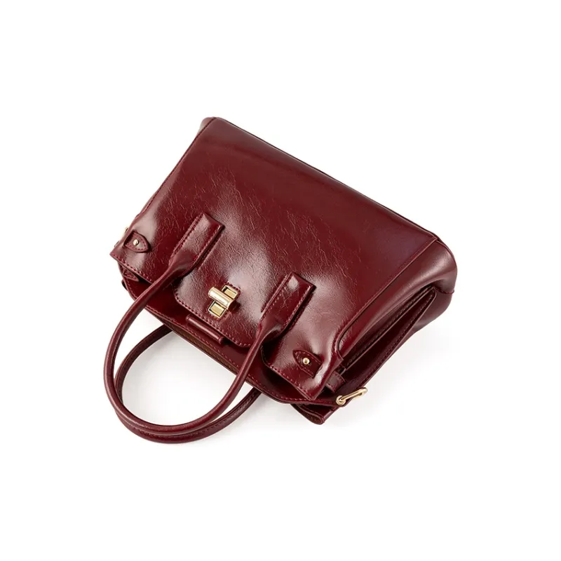 Vigno Synthetic Leather Shoulder Bag, Crossbody Bag, Handbag Regular Women's Red-4
