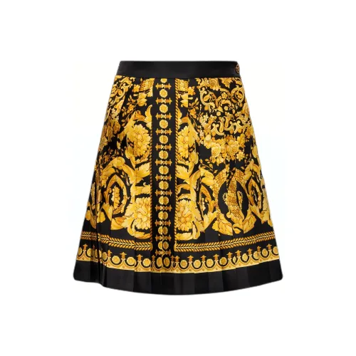 VERSACE Pattern-Printed Pleated Skirt