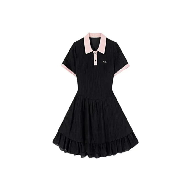 AFGGD Short Sleeved Dress Women's-0