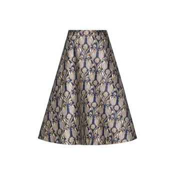 Valentino All Over Floral Patterned Skirt