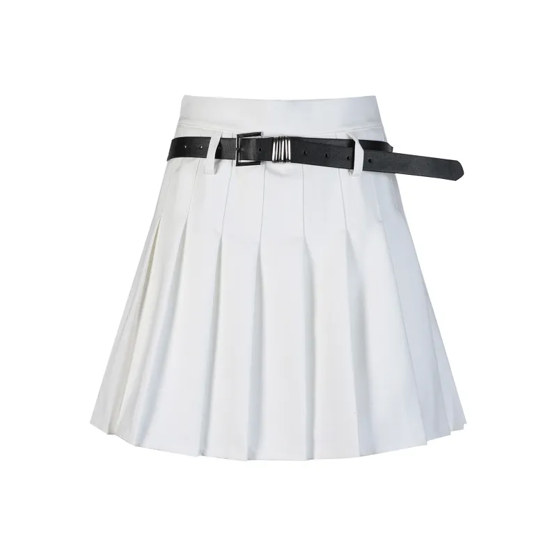 Wen Shan Casual Short Skirts Women's White-0