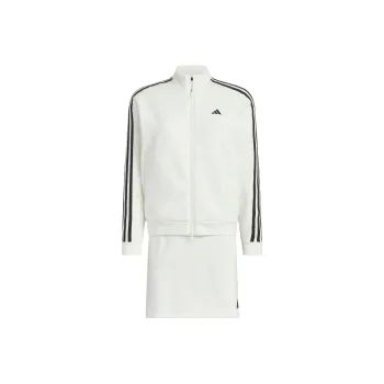 Adidas BACK FLEECE TWO PIECE SUIT Skirt Set Women's Jade White