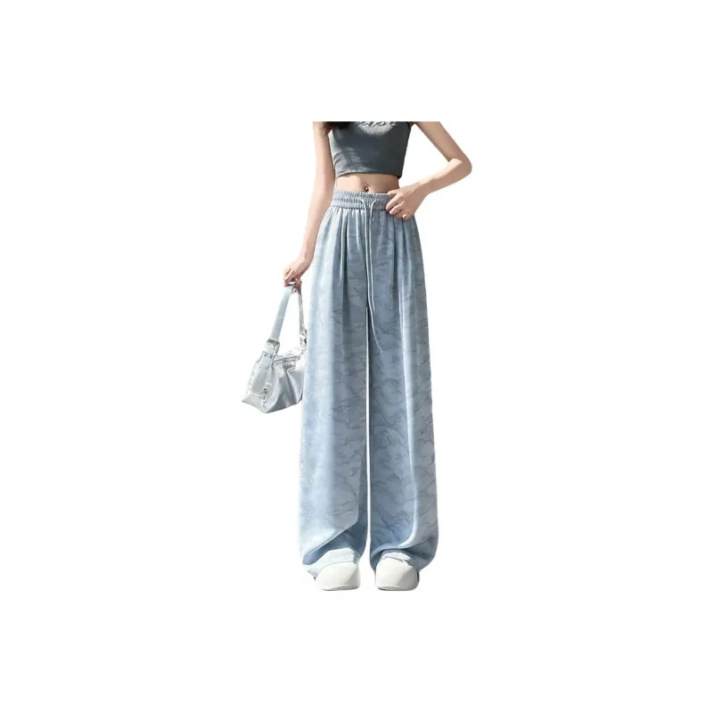 Flowers In Water Casual Pants Women's-17
