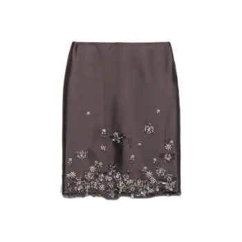 PRADA Casual Short Skirts Women's Gray