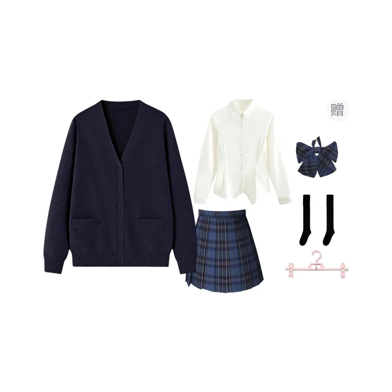 SHENBEI JK Two Piece Skirt Sets Women's-18