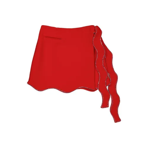 MACH & MACH Casual Short Skirts Women's Red