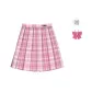 Miss Blair-Plaid Skirt 42 Size (with Bow Tie)